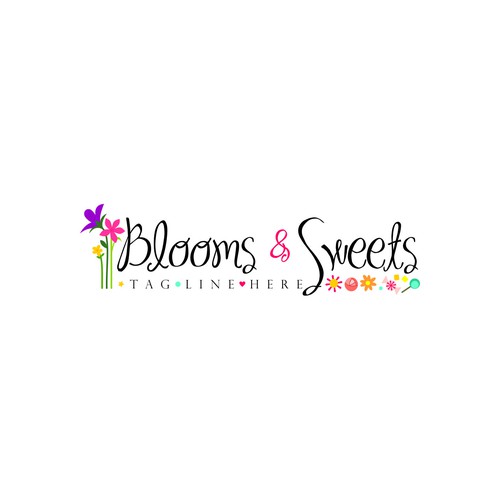 Logo Design for Blooms & Sweets