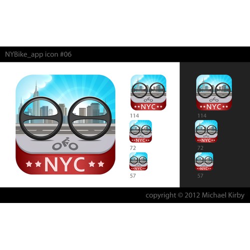 Icon for a NYC Bicyling App