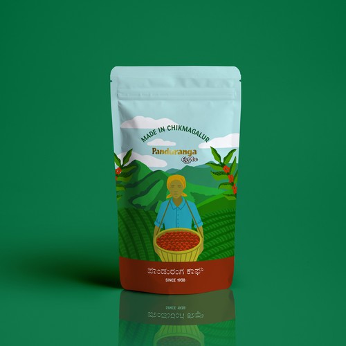 Package concept for coffee brand