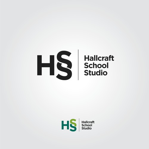 Hallcraft School Studio logo design