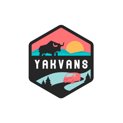 YakVans Logo Design
