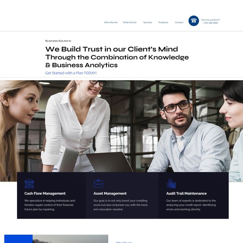 Corporate business WordPress custom website