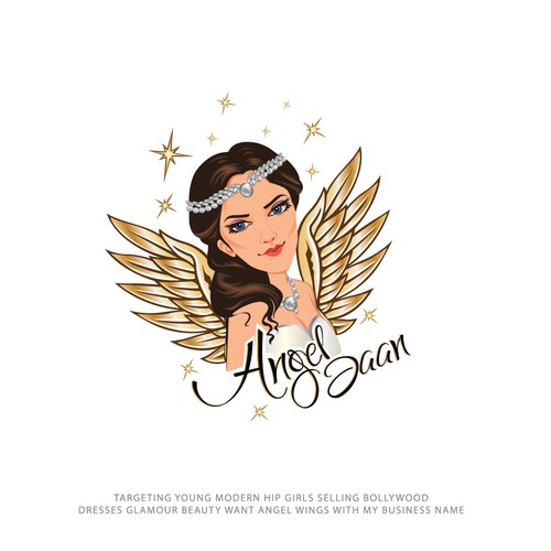 bold logo concept for Angel Jaan