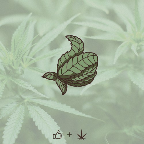 Hemp Leaf Thumbs Up