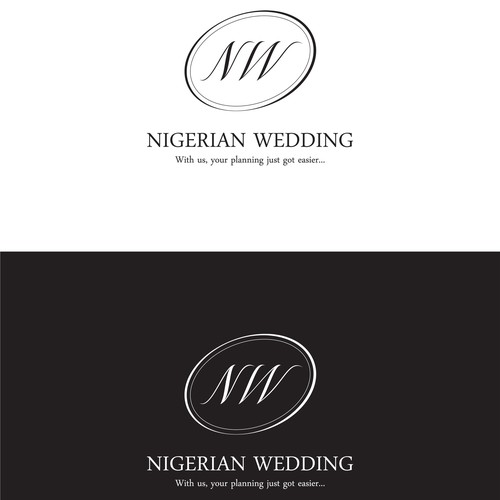 Sophisticated Wedding Planning Logo