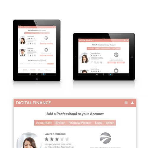 App design digital finance