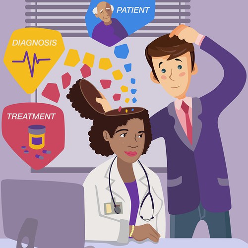 Pharma training company Illustration