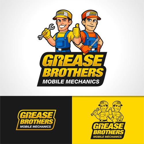Logo Concept for Grease Brothers