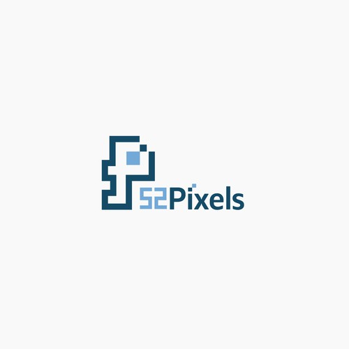 pixel type logo
