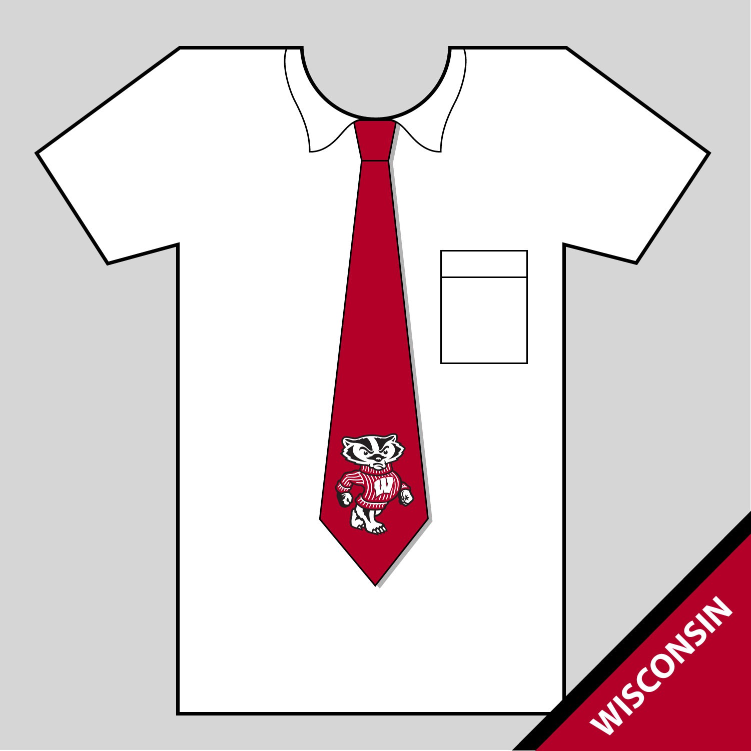 Tie shirt with princeton logo