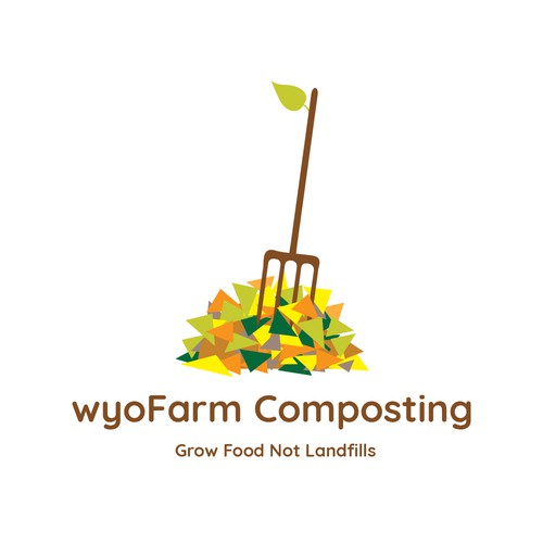 Create an earthy logo for compost business