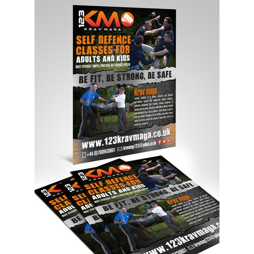 123Krav Maga needs a new postcard, flyer or print