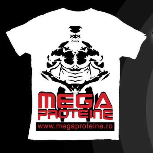 Bodybuilding t-shirt, MegaProteine