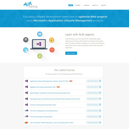 Website Concept for Alm Training