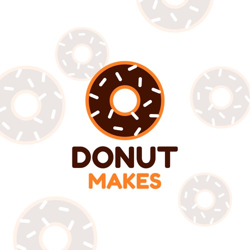 Donut shop logo design