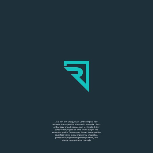 smart logo for r-zac contracting