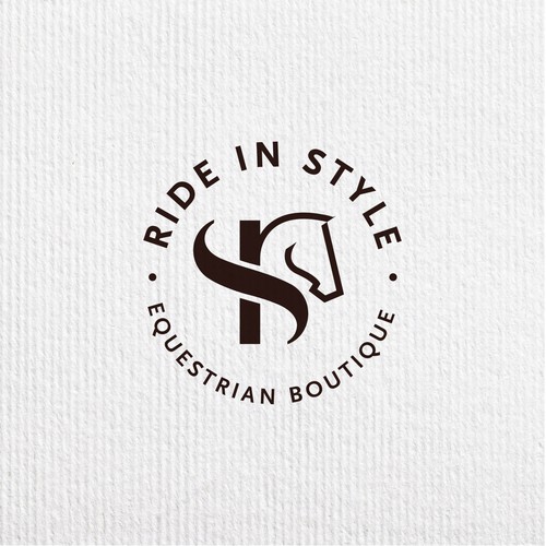 Logo for equestrian boutique.