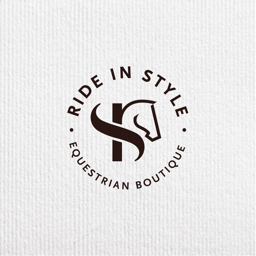 Logo for equestrian boutique.