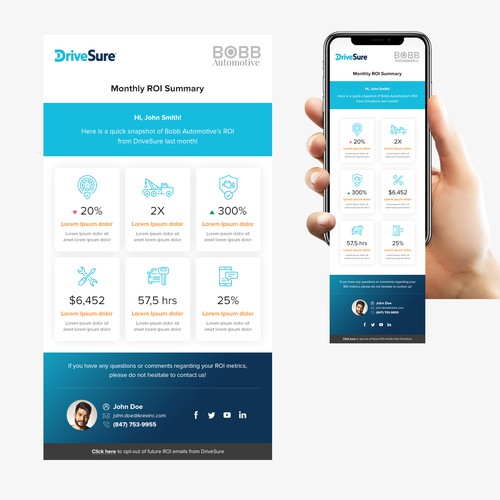 Email Design for DriveSure