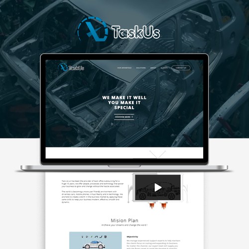 Outsourcing Website Concept