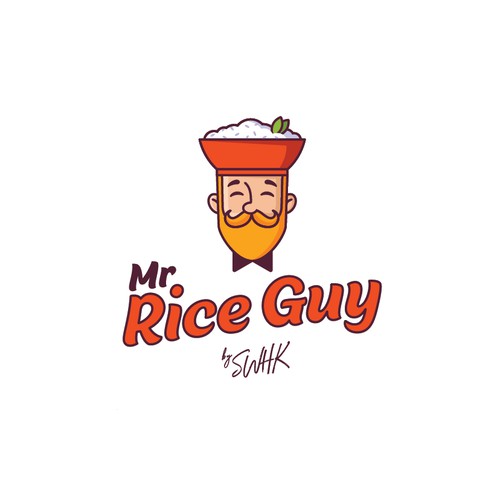 Logo concept for Mr. Rice Guy