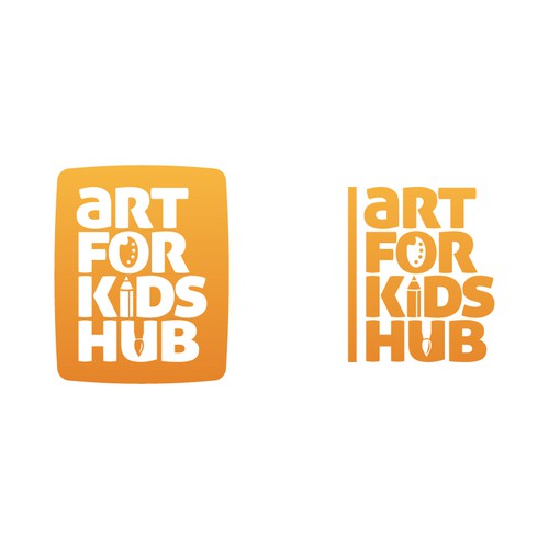 Logo for "Art for Kids Hub" 