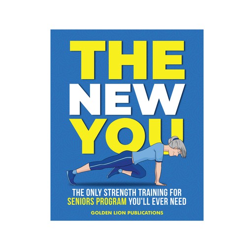 Simple Book Cover Design Strength Training for Seniors