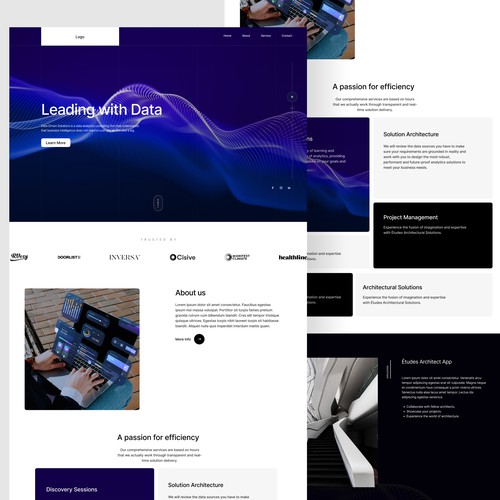 Data driving agency website
