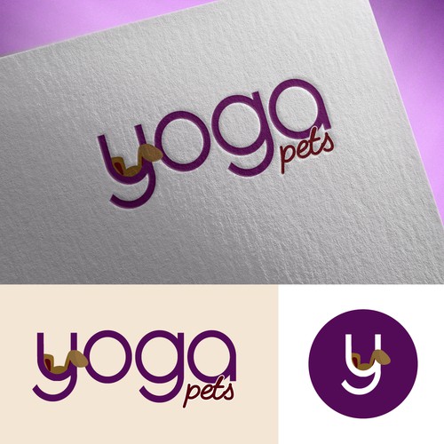 Logo for a contest. Yoga bags company for petsy