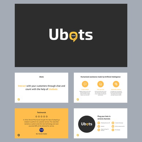 Presentation Template for Ubots