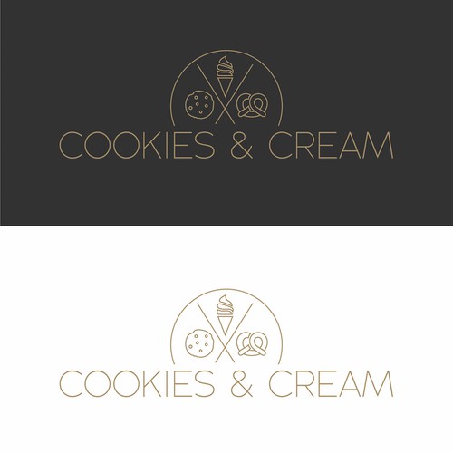 Logo Design for Cookies And Cream