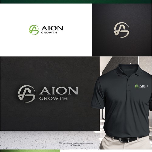 Bold logo for Aion Growth 