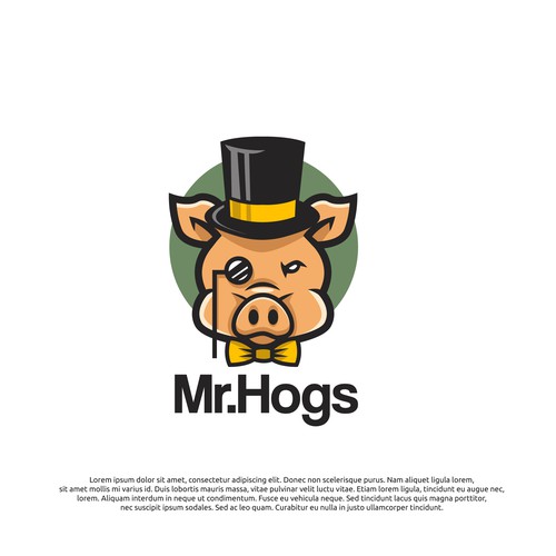 logo concept for Mr.Hogs