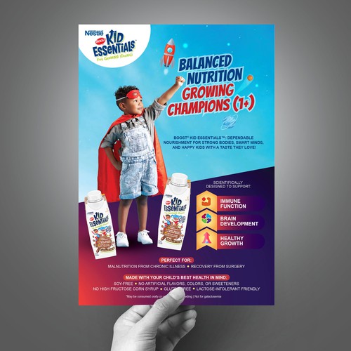 Flyer Design for Nestle Boost  - Kids