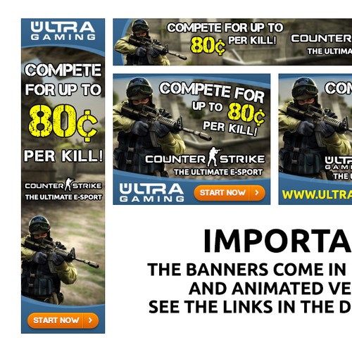 Ultra Gaming Banner Ad