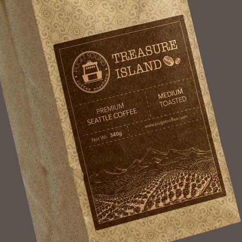 Premium coffee packaging