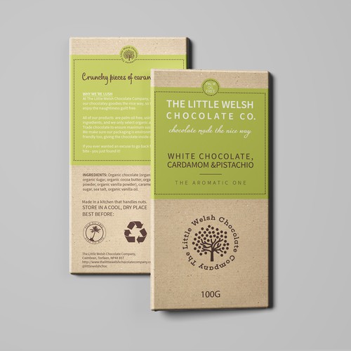 Elegant and Minimal Chocolate Bar Design