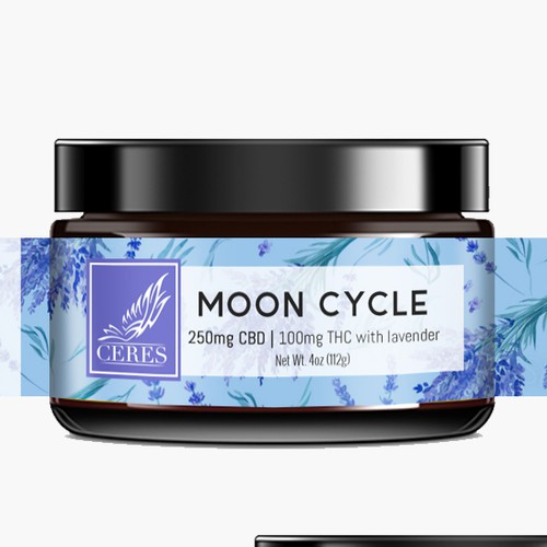 CBD Bath Salt Label Design 