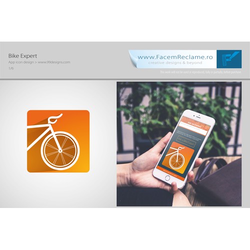 App icon design for Bike Expert