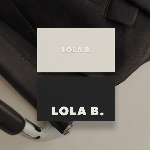 Logo design and branding for quality apparel shop Lola B.