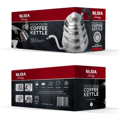Suda Living pour over coffee kettle