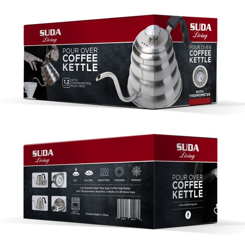Suda Living pour over coffee kettle