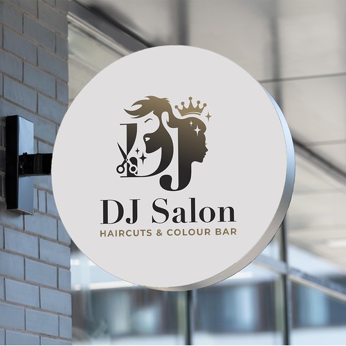 Creative Masculine & Feminine Logo for Dani & June Salon