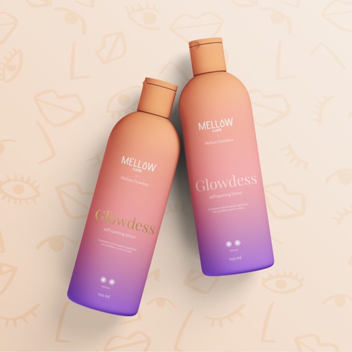 Packaging design for self-tanning lotion