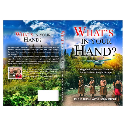 Book cover design for WHAT'S IN YOUR HAND?