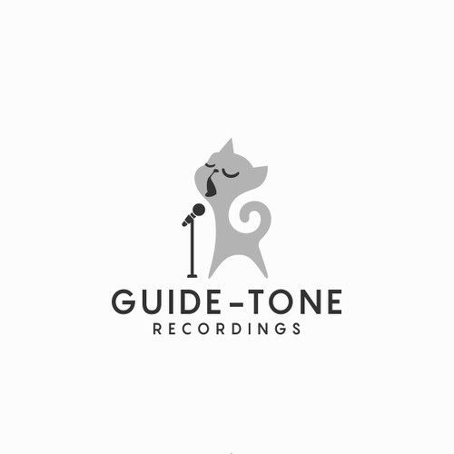 Singing cat logo for Guide-tone