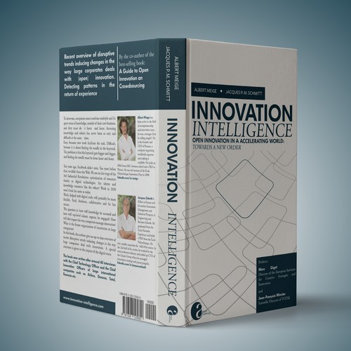 Create a best-selling cover design for a book on innovation