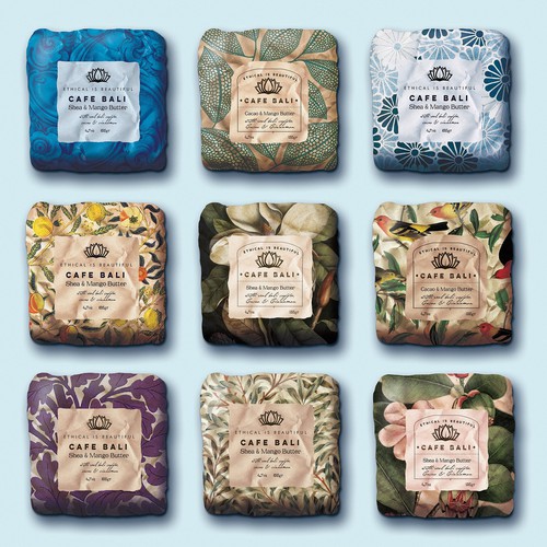 Boutique soap bar packaging concept