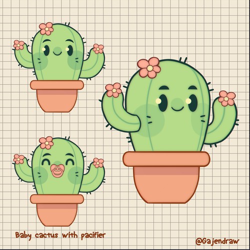 Cactus character