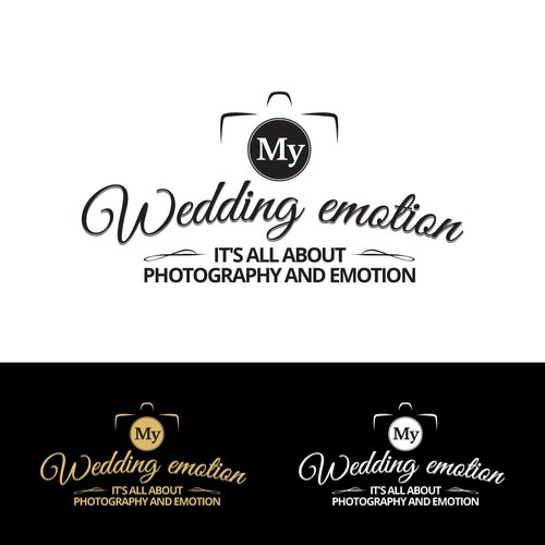 branding logo for a wedding and couple photographer in paris